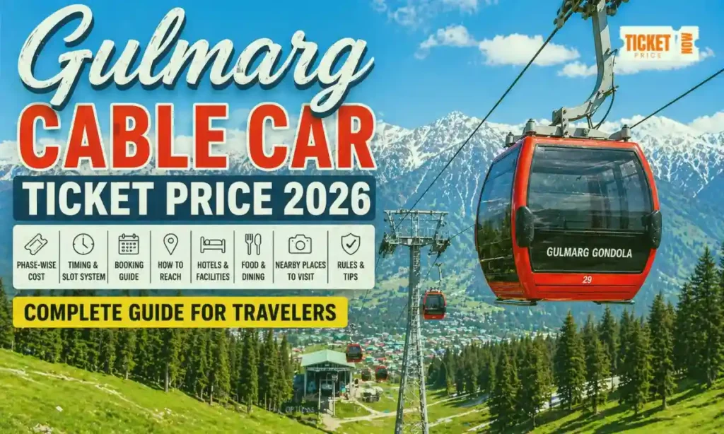 gulmarg cable car ticket price