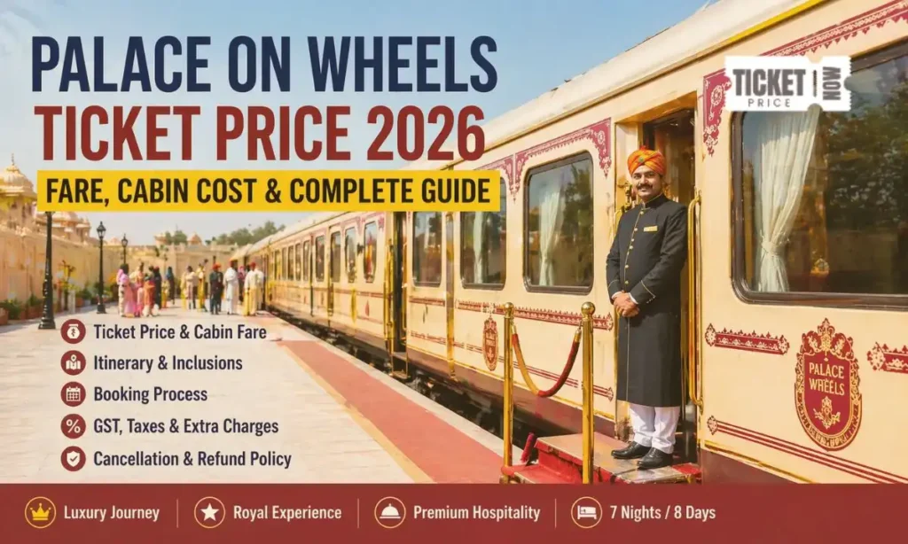 palace on wheels ticket price