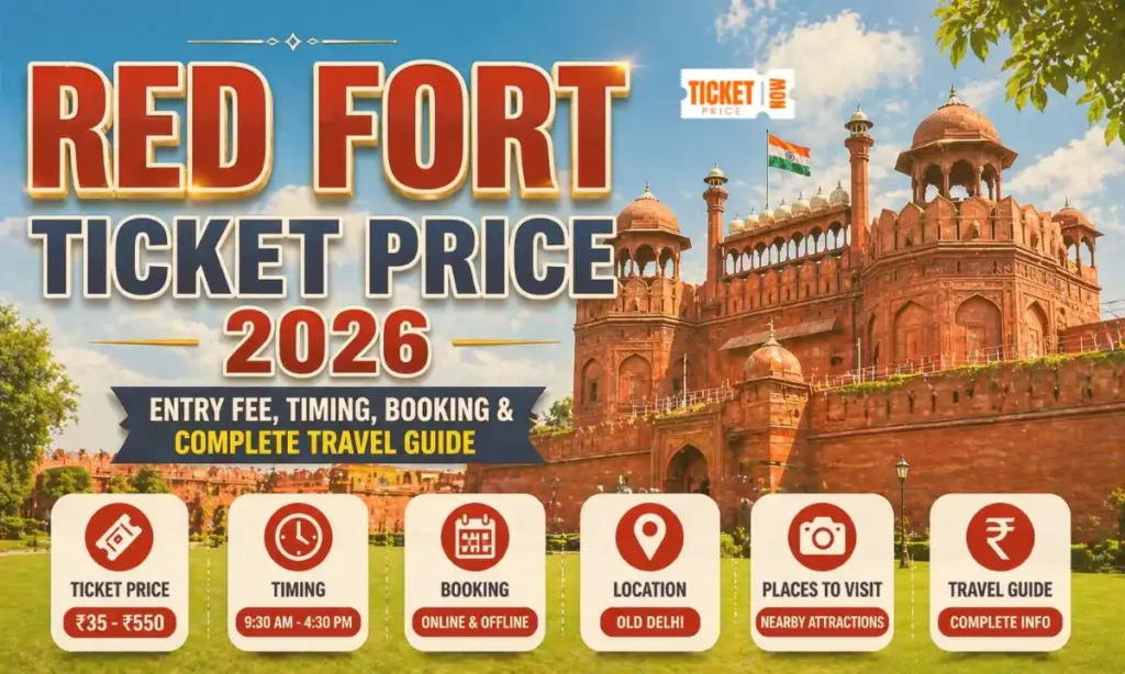 red fort ticket price