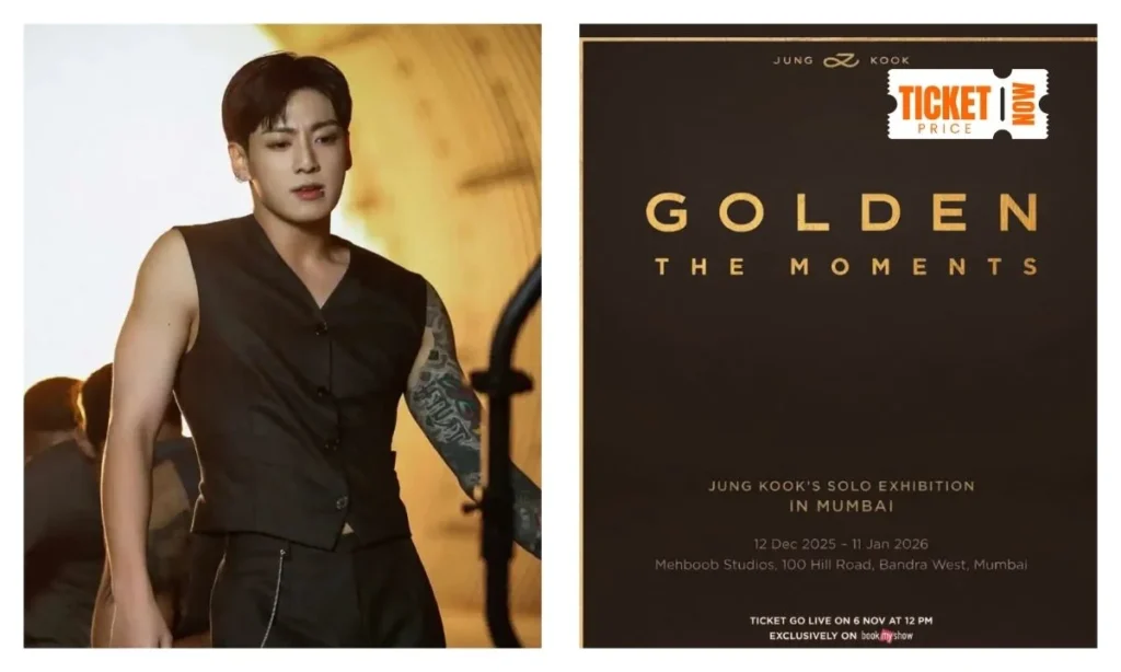 jungkook exhibition mumbai ticket price