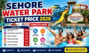 sehore water park ticket price